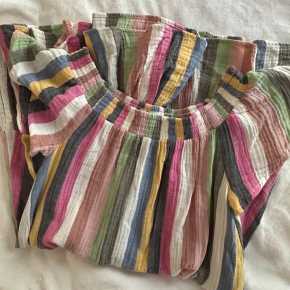 Marine Layer Shirley Rainbow Striped Dress - Picture 2 of 3